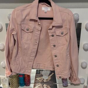 Time and Tru Women's Light Pink Jean Jacket